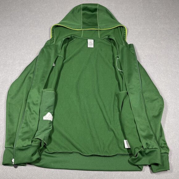 adidas Portland Timbers Jacket Men Large Green Spellout FullZip Hood Season 2011 - Picture 6 of 13